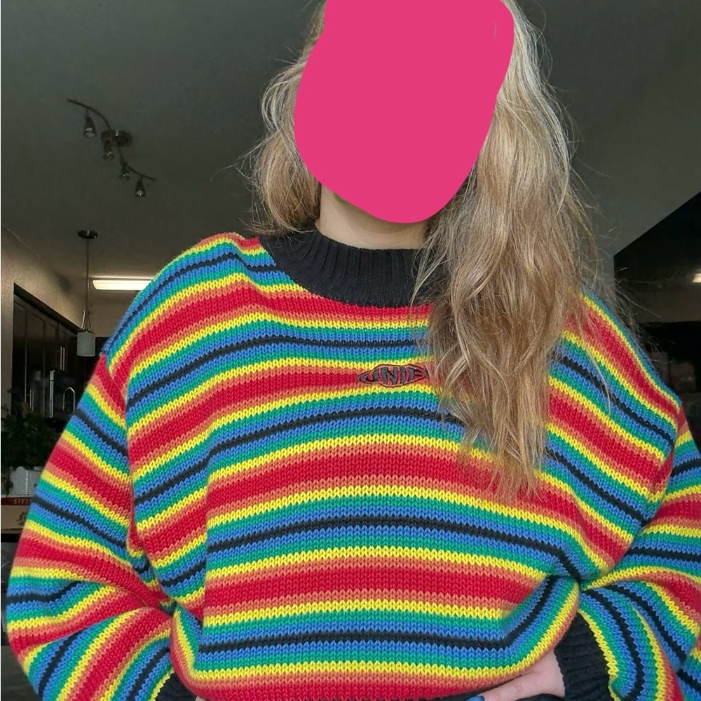 UNIF Clarissa Multicolor Striped Sweater